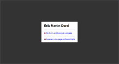 Desktop Screenshot of martin-dorel.org